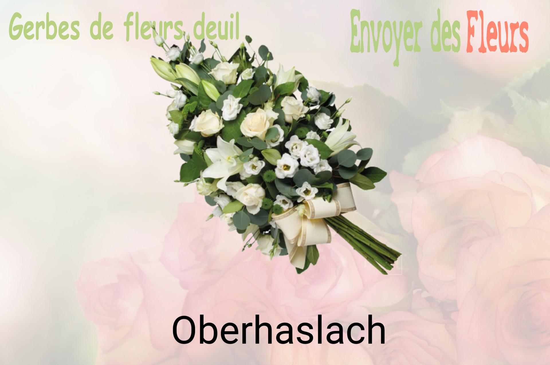 Gerbe de fleurs de deuil livrée à Oberhaslach